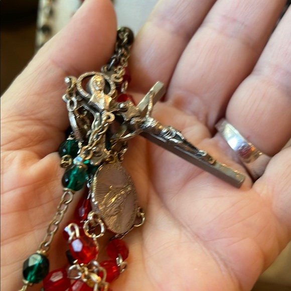 Several  Beaded Cross Rosary Necklaces - Picture 5 of 9